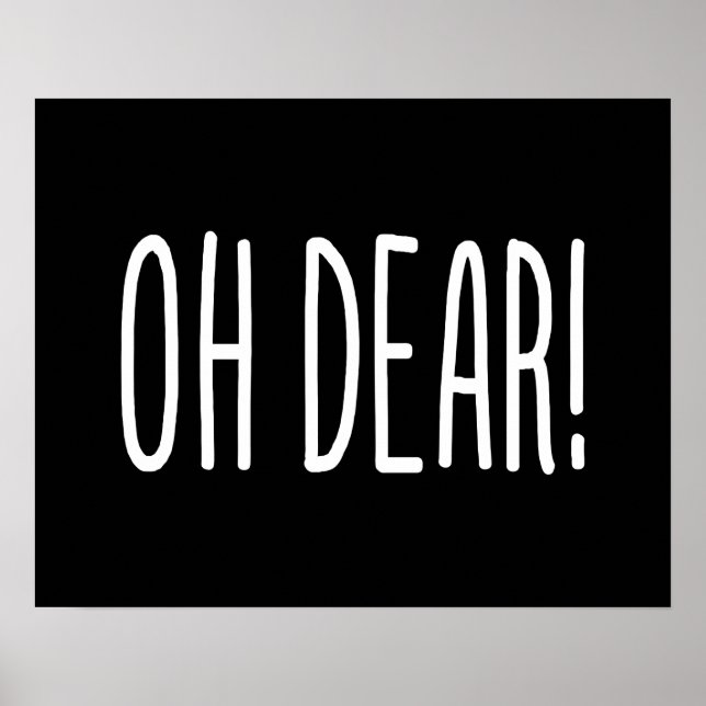 ¡OH QUERIDO! PÓSTER (Frente)