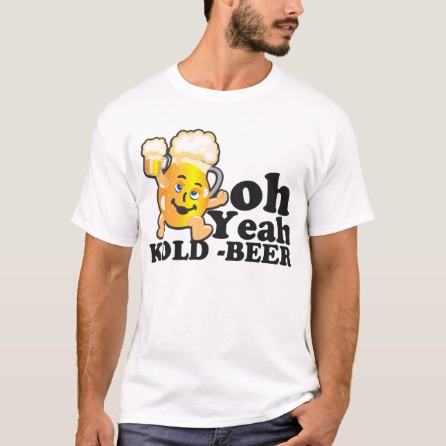 oh sí camiseta de la cerveza (Anverso)
