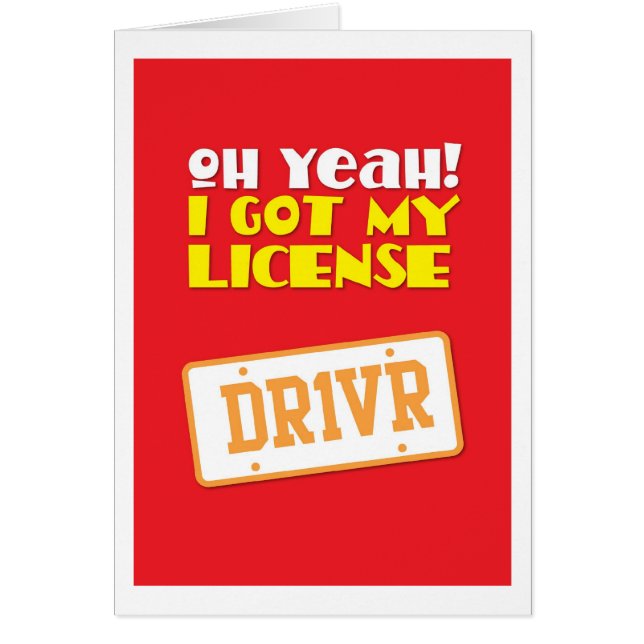 ¡Oh sí! ¡Conseguí mi licencia! DR1VER (Frente)