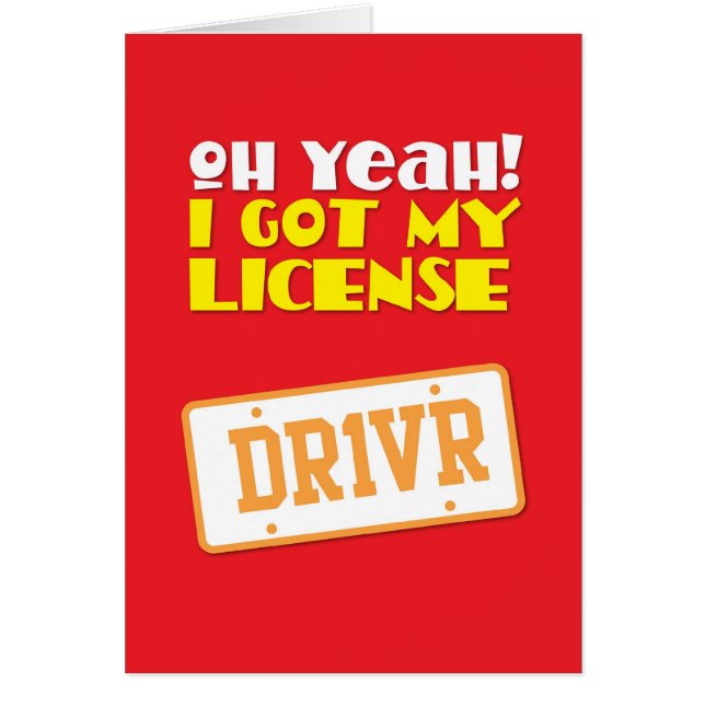 ¡Oh sí! ¡Conseguí mi licencia! DR1VER (Frente)
