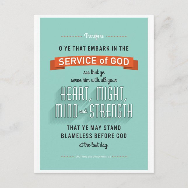 Oh Sí, Ese Embarque. postal de LDS (Anverso)