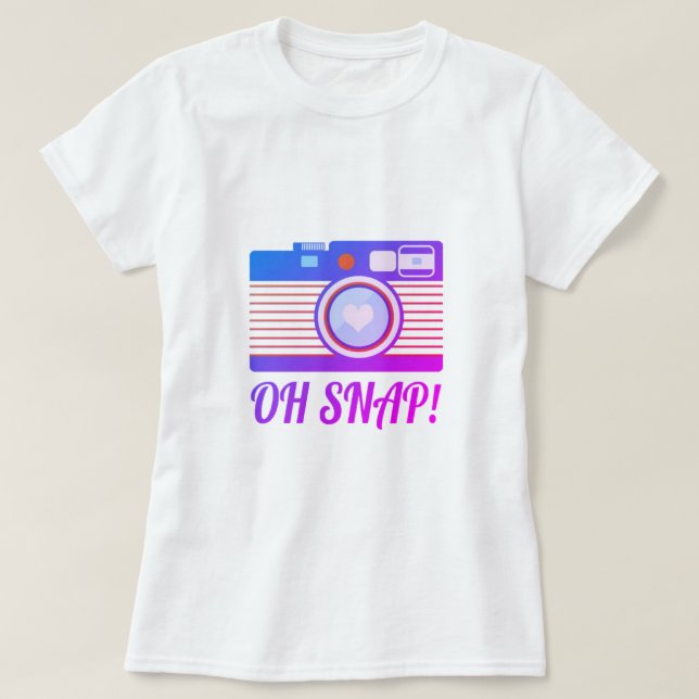 ¡Oh Snap! Camiseta (Diseño del anverso)