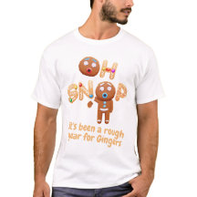 Oh Snap Funny Gingerbread Navidades camiseta