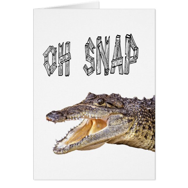OH SNAP - Gator enojado (Frente)