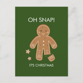 Oh Snap Gingerbread Hombres Postales De Festividad