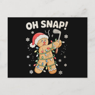 Oh Snap Navidad Galleta de Jengibre Golf Golfista