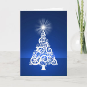 Oh tarjeta del día de fiesta del árbol de navidad