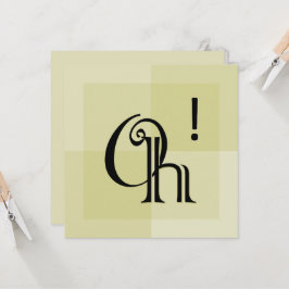 ¡Oh! Typografía expresiva moderna, todas las ocasi