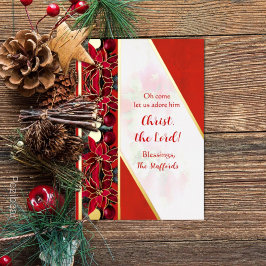 Oh Ven, Déjanos Adorarle La Tarjeta De Vacaciones 