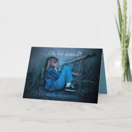 OH VERGÜENZA DE LA TARJETA DE CUMPLEAÑOS DE BELAT