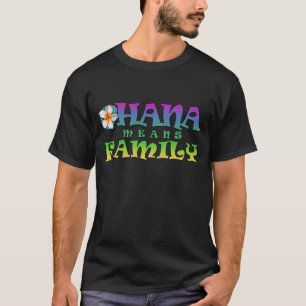 Ohana significa familia - con camiseta masculina