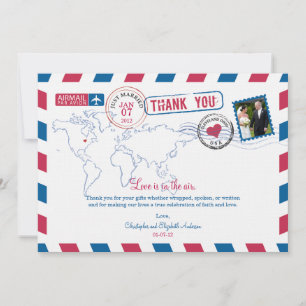 Ohio Air Mail Agradecimiento de Boda