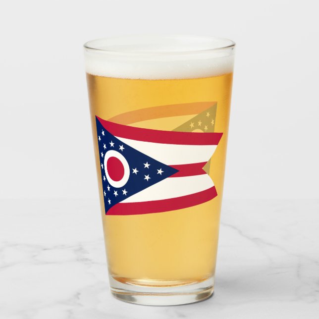OHIO BEER GLASS (Anverso (lleno))
