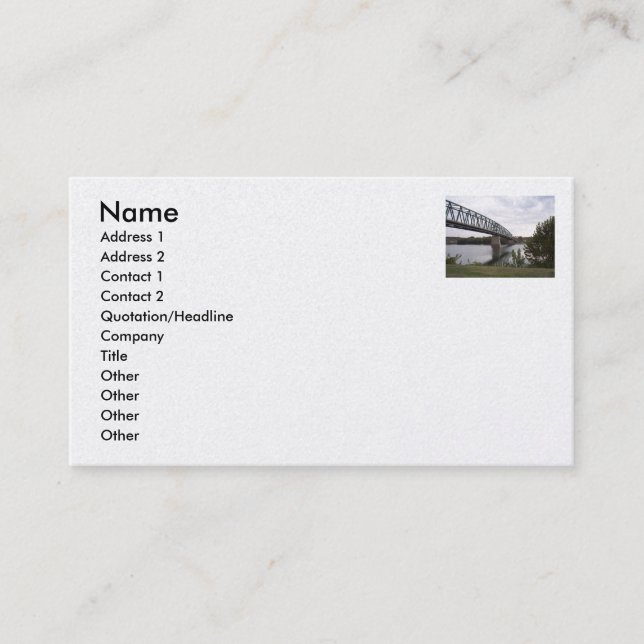 Ohio el hermoso, tarjeta de visita 7 (Anverso)