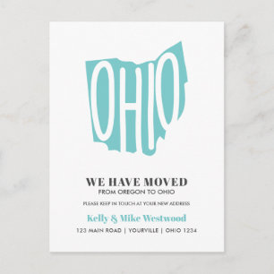OHIO Hemos movido la nueva dirección Nueva postal