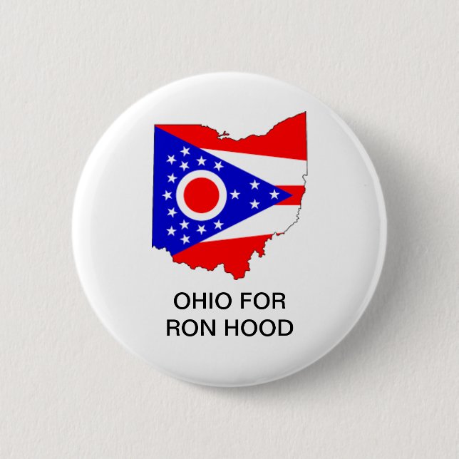 OHIO para botón Ron Hood GOVERNOR (Anverso)