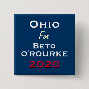 OHIO para el botón de la campaña de BETO 2020