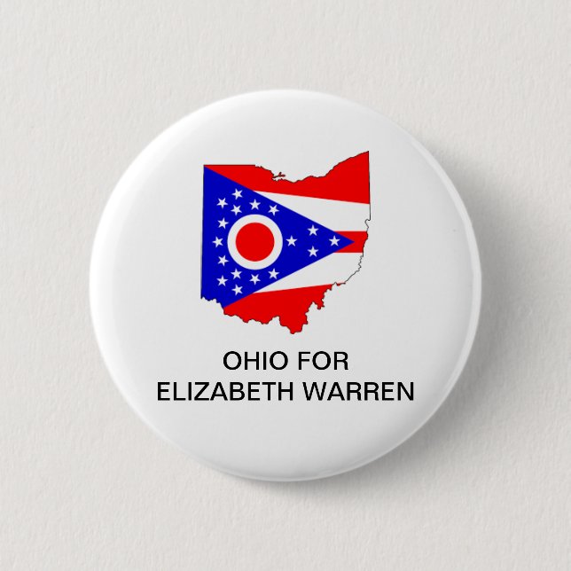 OHIO para el botón del VEDADO 2020 de ELIZABETH (Anverso)