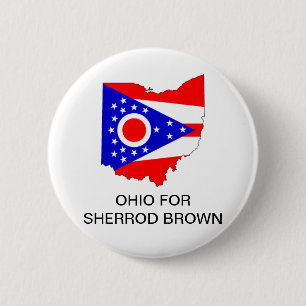 OHIO para el botón Sherrod Brown SENATE