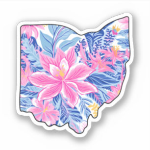 Ohio - Pegatina de verano - Lilly Inspied