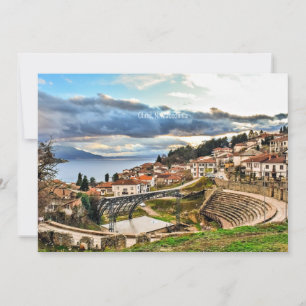 Ohrid, paisaje de Macedonia