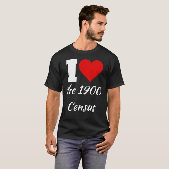 Oí la camiseta del censo de 1900 (Anverso completo)