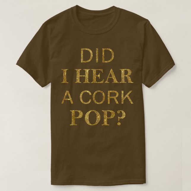 Oí Una Camiseta Pop Cork1772 (Diseño del anverso)