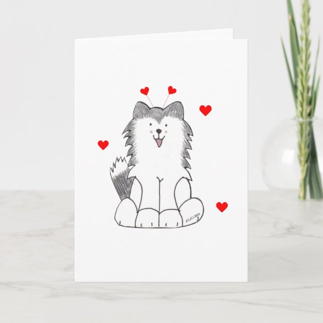 Oídos de la tarjeta del día de San Valentín del (Anverso)