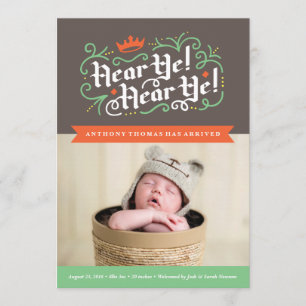 ¡Oiga a YE! ¡Oiga a YE! Invitación del nacimiento