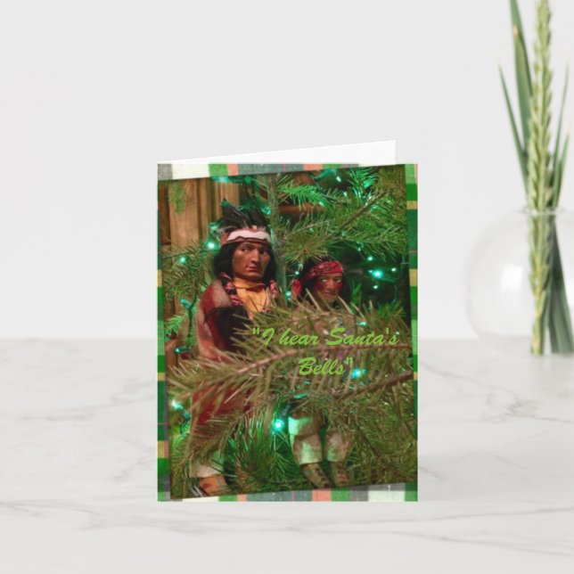 "Oigo la tarjeta de nota de Belces de Santa" (Anverso)