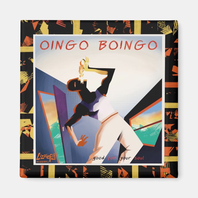 Oingo Boingo bueno para tu imán de alma (Frente)