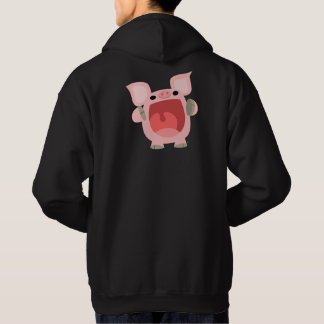 "OINK!!!" Cute Cartoon Pig Sudadera con capucha