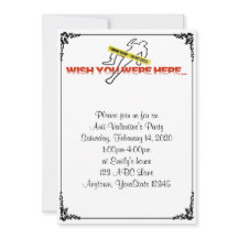 Ojalá Estuvieras Aquí En La Invitación De La Fiest