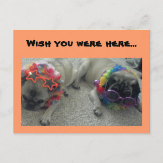 Ojalá estuvieras aquí... postal