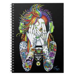 Ojeada de Synthea Psytrance un cuaderno del