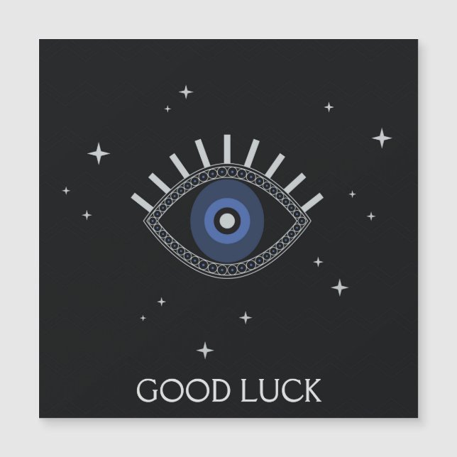 Ojo azul, protección de ojos malvados, buena suert (Anverso)
