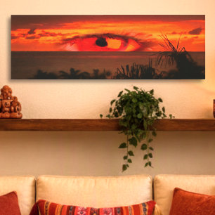 Ojo de Atardecer Panorámico 2106 Arte