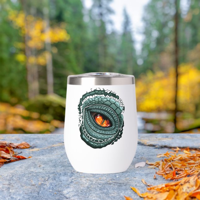 Ojo de depredador reptil primitivo (Al aire libre (girado))
