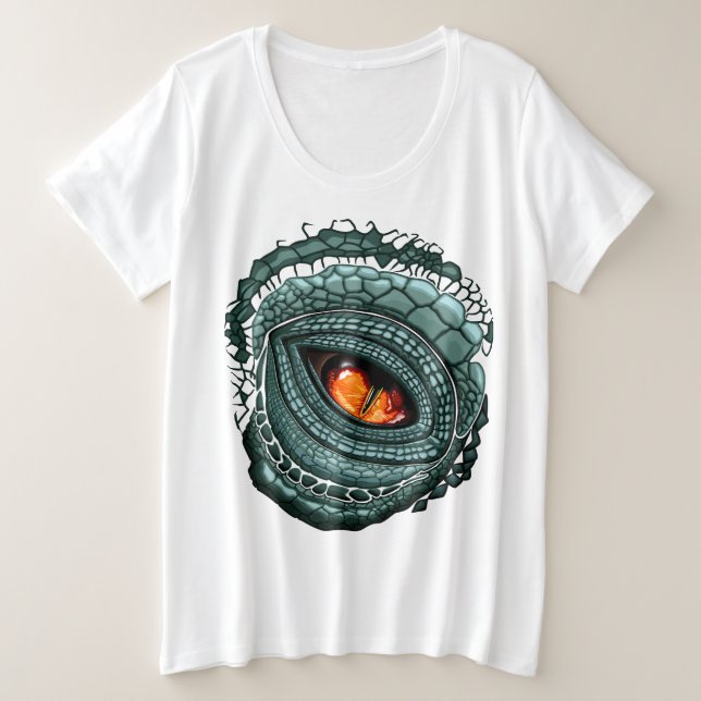 Ojo de depredador reptil primitivo (Anverso del diseño)