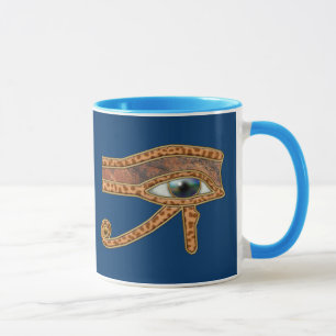 Ojo de Horus: Antigua taza de arte egipcia