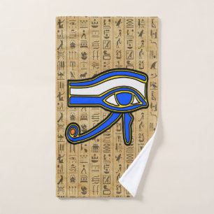 Ojo De Horus Azul En Jeroglíficos
