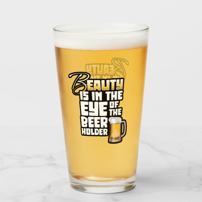 Ojo de la Beer Holder - Funny Beer Drinker (Anverso (lleno))