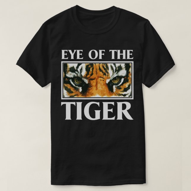 Ojo de la camiseta animal de motivación del lema (Diseño del anverso)