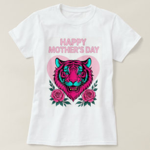 Ojo de la camiseta de la madre tigre
