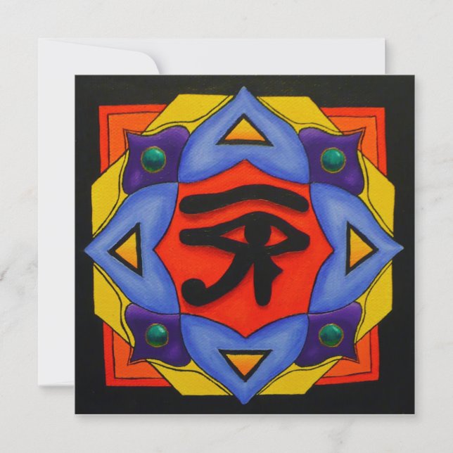 Ojo de la invitación de Horus (Anverso)