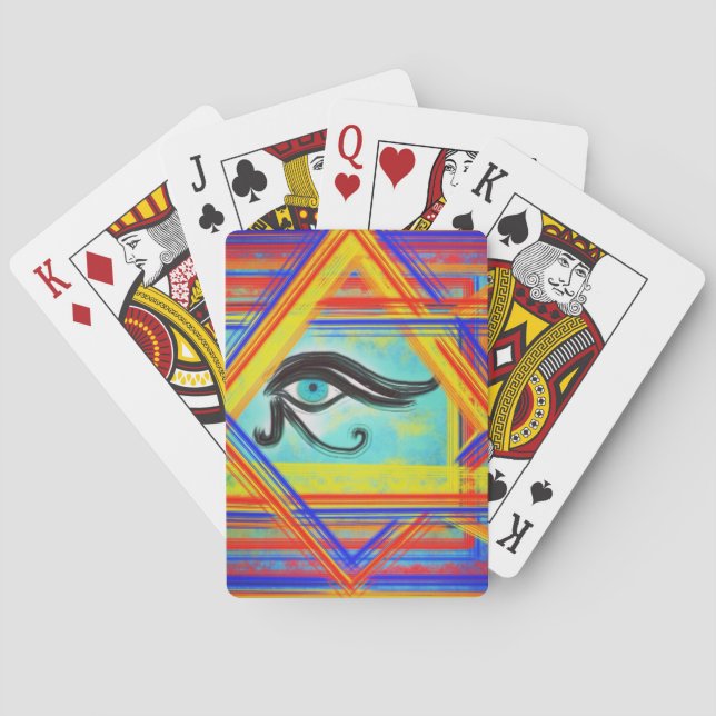 Ojo de los naipes de Horus (Reverso)