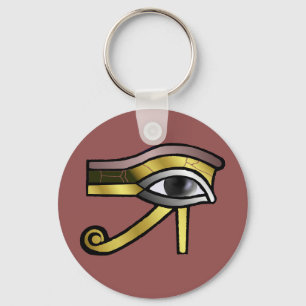 Ojo de oro del llavero de Horus