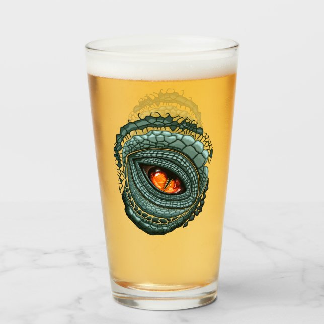 Ojo de reptil depredador primitivo (Anverso (lleno))