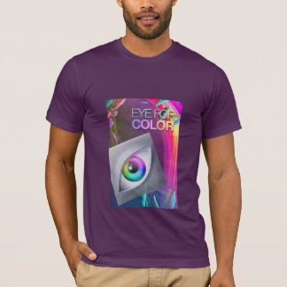 Ojo del Alt para la camiseta del color