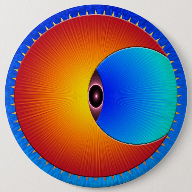 Ojo Del Botón Redondo Del Sol (Anverso)